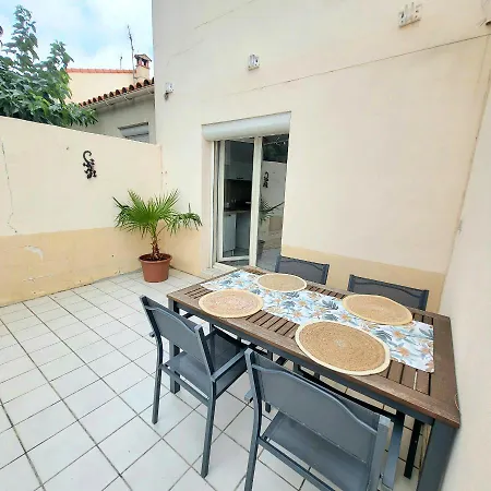 Bel Avec Jardin De 30m2 , Climatise Avec Parking Et Arrivee Autonome Lägenhet Cabestany